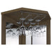 Alviso Corner Bar Cabinet with Stemware Rack Rustic Oak - Home Discount Furniture - NJ-linden