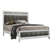 Barzini Queen Upholstered Panel Bed White - Home Discount Furniture - NJ-linden