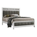 Barzini Eastern King Upholstered Panel Bed White - Home Discount Furniture - NJ-linden