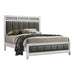 Barzini California King Upholstered Panel Bed White - Home Discount Furniture - NJ-linden