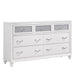 Barzini 7-drawer Dresser White - Home Discount Furniture - NJ-linden