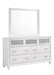 Barzini Rectangle Dresser Mirror White - Home Discount Furniture - NJ-linden