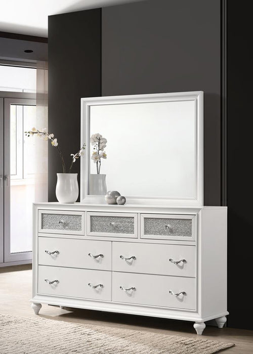 Barzini 7-drawer Dresser White - Home Discount Furniture - NJ-linden