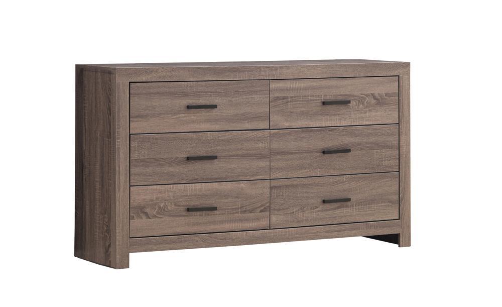 Brantford 6-drawer Dresser Barrel Oak - Home Discount Furniture - NJ-linden