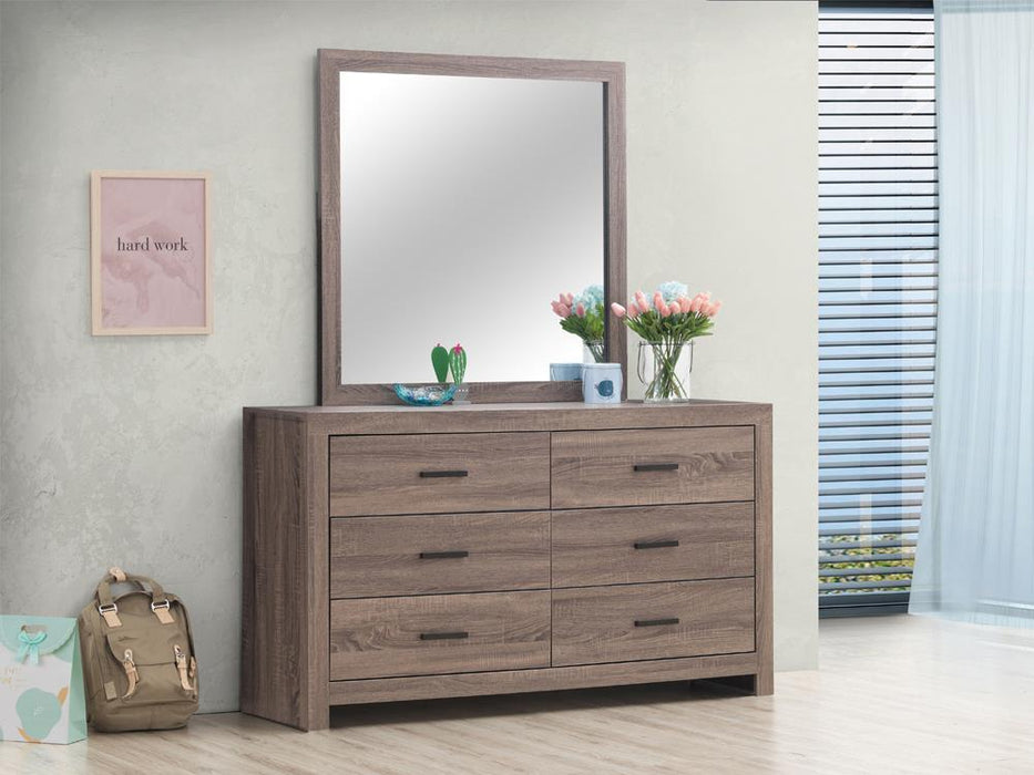 Brantford 6-drawer Dresser Barrel Oak - Home Discount Furniture - NJ-linden