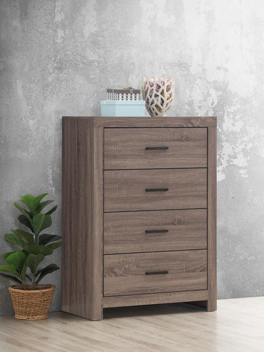 Brantford 4-drawer Chest Barrel Oak - Home Discount Furniture - NJ-linden