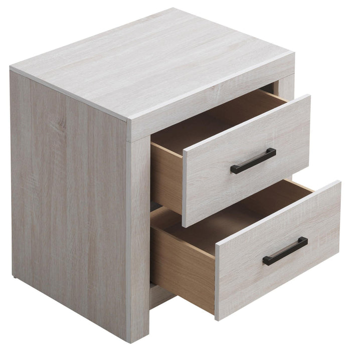 Brantford 2-drawer Nightstand Coastal White - Home Discount Furniture - NJ-linden
