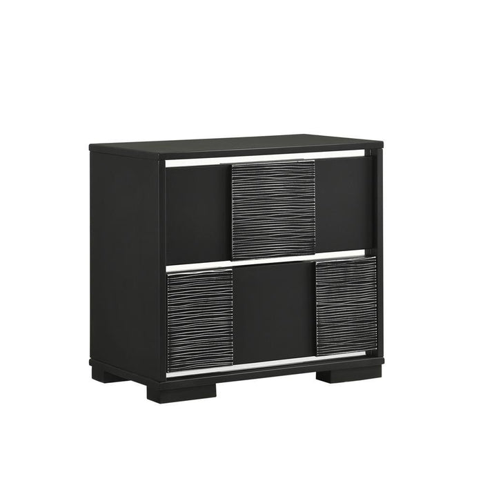 Blacktoft 2-drawer Nightstand Black - Home Discount Furniture - NJ-linden