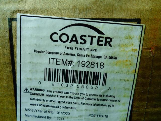 Sarasota Counter Height Table with Shelf Storage Nutmeg and Rustic Cream - Home Discount Furniture - NJ-linden