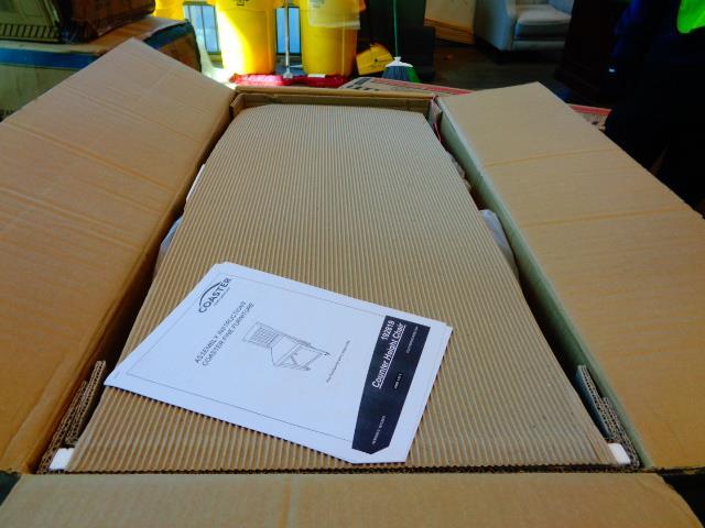 Sarasota Slat Back Counter Height Chairs Grey and Rustic Cream (Set of 2) - Home Discount Furniture - NJ-linden