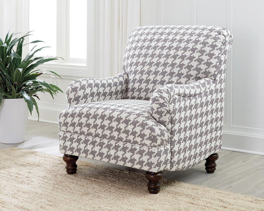 Glenn Upholstered Accent Chair Grey - Home Discount Furniture - NJ-linden