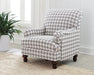 Glenn Upholstered Accent Chair Grey - Home Discount Furniture - NJ-linden