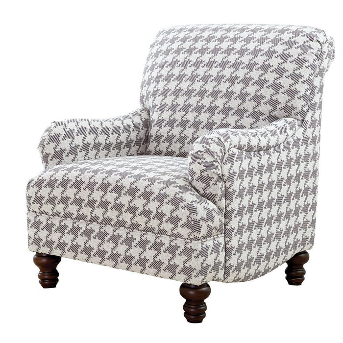 Glenn Upholstered Accent Chair Grey - Home Discount Furniture - NJ-linden