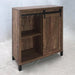 Arlington Bar Cabinet with Sliding Door Rustic Oak - Home Discount Furniture - NJ-linden
