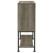 Claremont Sliding Door Bar Cabinet with Lower Shelf Grey Driftwood - Home Discount Furniture - NJ-linden