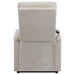 Henrietta Power Lift Recliner with Storage Pocket Beige - Home Discount Furniture - NJ-linden