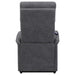 Herrera Power Lift Recliner with Wired Remote Charcoal - Home Discount Furniture - NJ-linden