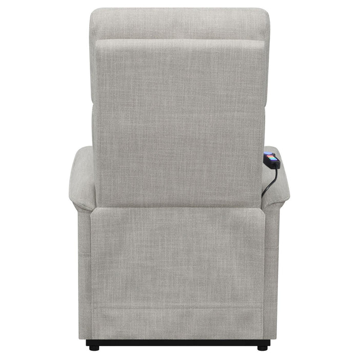 Herrera Power Lift Recliner with Wired Remote Beige - Home Discount Furniture - NJ-linden