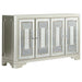 Toula 4-door Accent Cabinet Smoke and Champagne - Home Discount Furniture - NJ-linden