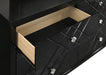 Penelope 6-drawer Dresser Black - Home Discount Furniture - NJ-linden