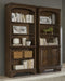 Hartshill 5-shelf Bookcase Burnished Oak - Home Discount Furniture - NJ-linden