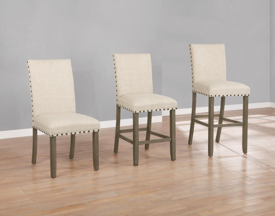 Ralland Upholstered Side Chairs Beige and Rustic Brown (Set of 2) - Home Discount Furniture - NJ-linden