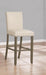 Ralland Upholstered Bar Stools with Nailhead Trim Beige (Set of 2) - Home Discount Furniture - NJ-linden
