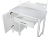 Elijah Vanity Set with LED Lights White and Dark Grey - Home Discount Furniture - NJ-linden