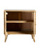 Alyssum Checkered Pattern 2-door Accent Cabinet Natural - Home Discount Furniture - NJ-linden