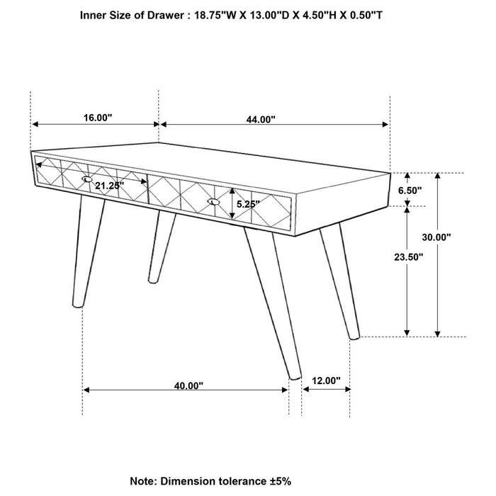 Alyssum Rectangular Storage Console Table Natural - Home Discount Furniture - NJ-linden