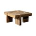 Samira Wooden Square Coffee Table Natural Sheesham - Home Discount Furniture - NJ-linden