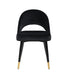 Lindsey Arched Back Upholstered Side Chairs Black (Set of 2) - Home Discount Furniture - NJ-linden