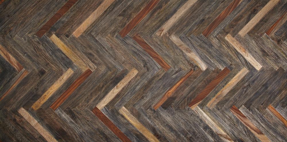 Misty Sled Leg Dining Table Grey Sheesham and Gunmetal - Home Discount Furniture - NJ-linden