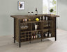 Bellemore Rectangular Storage Bar Unit Rustic Oak - Home Discount Furniture - NJ-linden