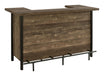 Bellemore Rectangular Storage Bar Unit Rustic Oak - Home Discount Furniture - NJ-linden