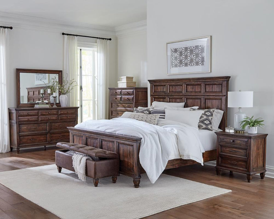 Avenue Rectangle Dresser Mirror Weathered Burnished Brown - Home Discount Furniture - NJ-linden
