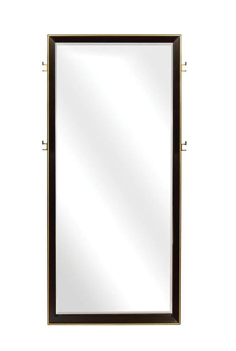 Durango Floor Dresser Mirror Smoked Peppercorn - Home Discount Furniture - NJ-linden
