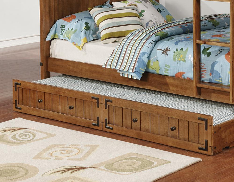 Oakdale Storage Trundle Rustic Honey - Home Discount Furniture - NJ-linden