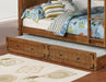 Oakdale Storage Trundle Rustic Honey - Home Discount Furniture - NJ-linden