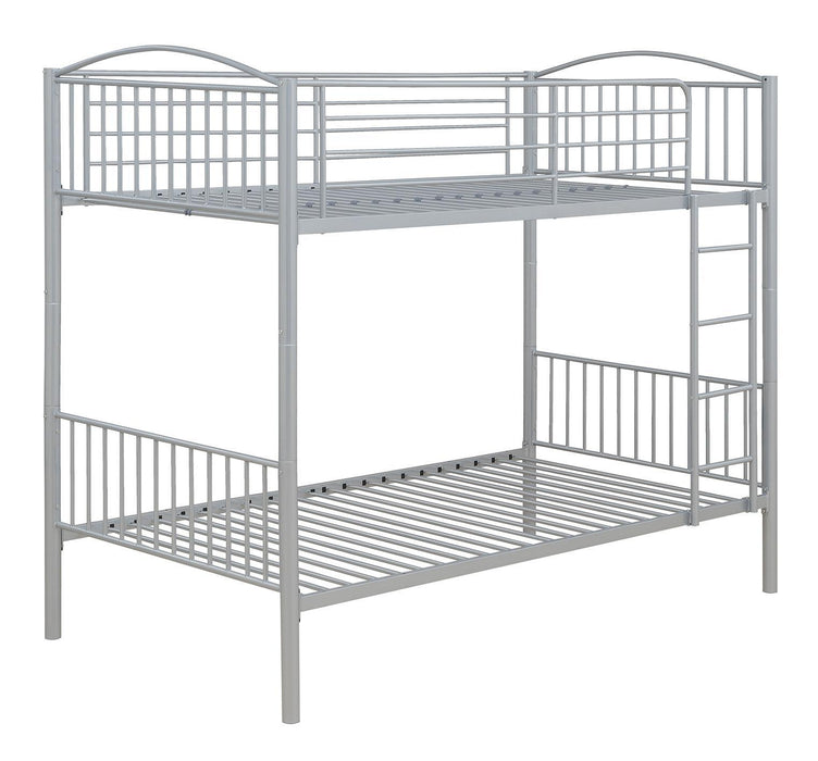 Anson Twin Over Twin Bunk Bed with Ladder - Home Discount Furniture - NJ-linden