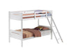 Littleton Twin Over Twin Bunk Bed White - Home Discount Furniture - NJ-linden