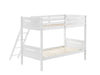 Littleton Twin Over Twin Bunk Bed White - Home Discount Furniture - NJ-linden