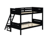Littleton Twin Over Full Bunk Bed Black - Home Discount Furniture - NJ-linden