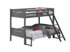 Littleton Twin Over Full Bunk Bed Grey - Home Discount Furniture - NJ-linden