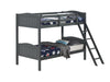Arlo Twin Over Twin Bunk Bed with Ladder Grey - Home Discount Furniture - NJ-linden