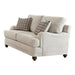 Glenn Cushion Back Loveseat Light Grey - Home Discount Furniture - NJ-linden