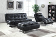 Dilleston Upholstered Chaise Black - Home Discount Furniture - NJ-linden