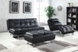 Dilleston Upholstered Chaise Black - Home Discount Furniture - NJ-linden