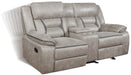 Greer Upholstered Tufted Back Glider Loveseat - Home Discount Furniture - NJ-linden