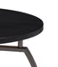 Dacre Round Coffee Table Dark Grey and Black Nickel - Home Discount Furniture - NJ-linden